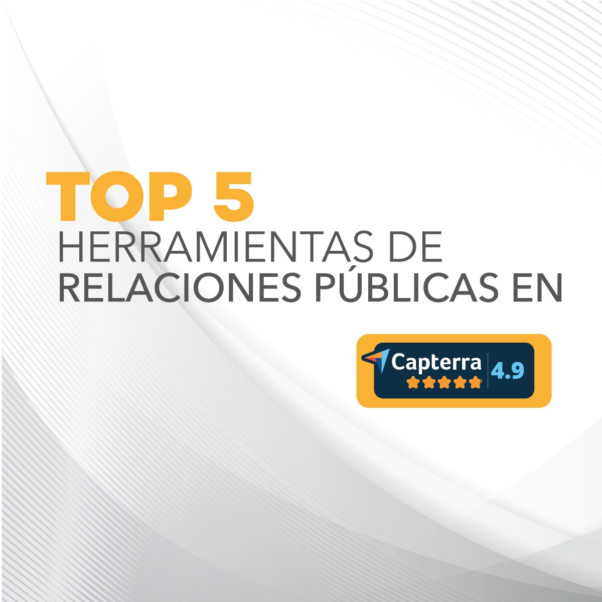 Top 5: herramientas de Relaciones Públicas en Capterra.